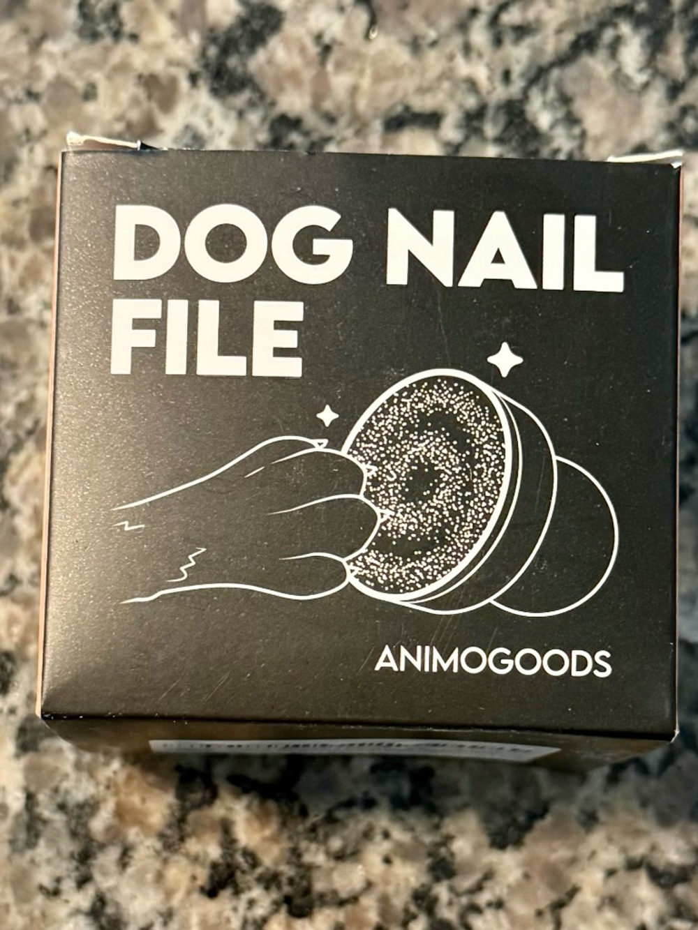Aminogoods Dog Nail File With 3 Extra Filing Sheets - Black